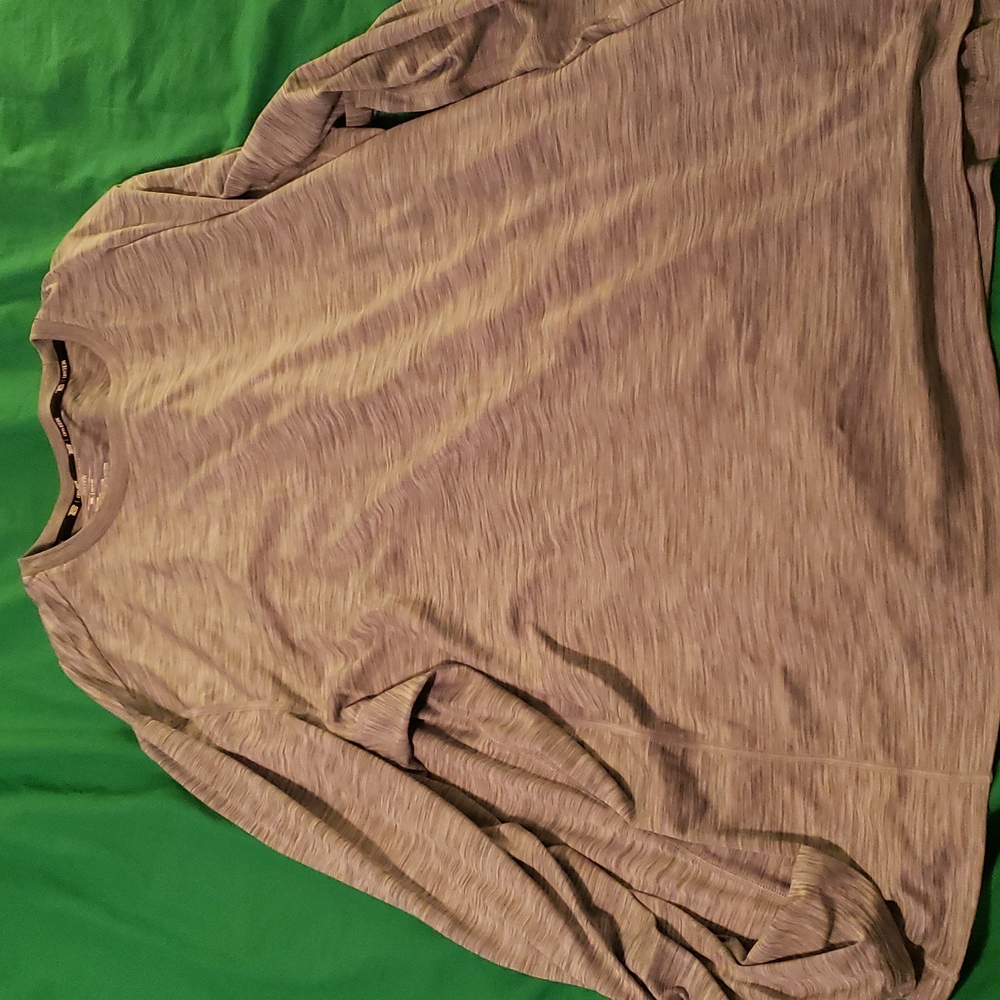 Tek Gear DryTek Long Sleeve Shirt Size 2X Grey